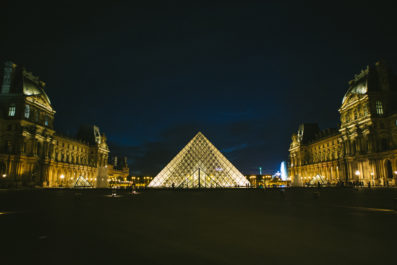 Louvre-Paris by Paige K Paige Engle