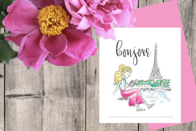SophAia Bonjour-Paris by Paige-Paris Illustration