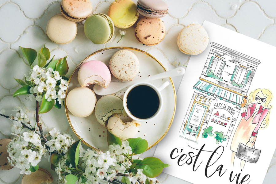 Sophia_CestlaVie_Paris by Paige-Paris Illustration