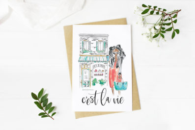 Violet_Cestlavie_Paris by Paige-Paris Illustration