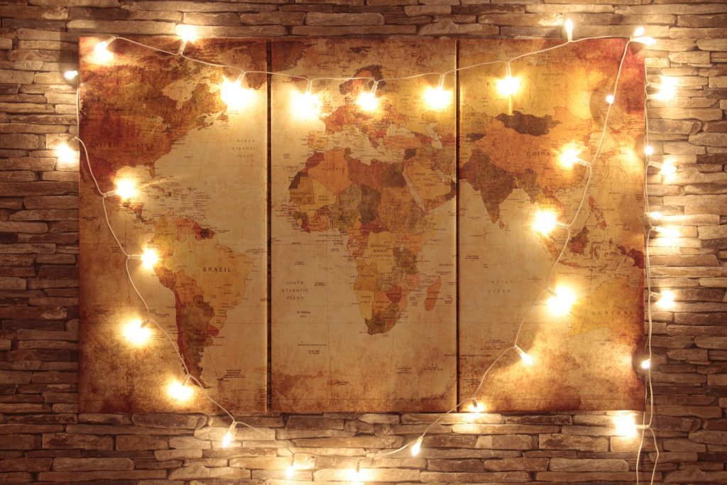 World Map-Paris by Paige