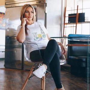 sophia t-shirt-Paris by Paige